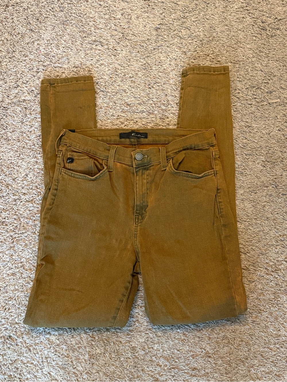 Women’s High-Rise Jeans - Mustard Brown